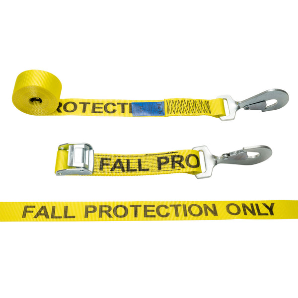 Fall Arrest Strap with Cam Buckle and Twisted Snap Hook