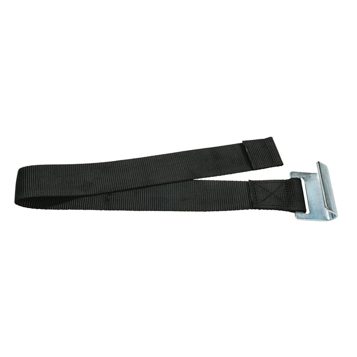 45mm Bottom Strap with Flat Hook - Black (Other Colours Available)