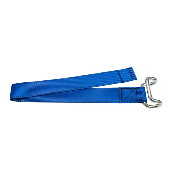 45mm Bottom Strap with Rave Hook - Blue