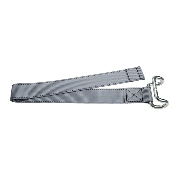 45mm Bottom Strap with Rave Hook - Grey