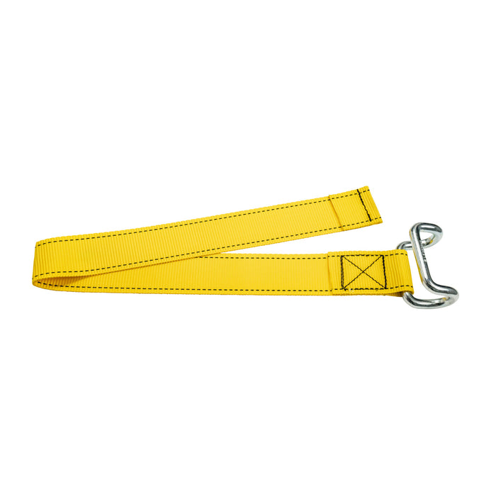 45mm Bottom Strap with Rave Hook - Yellow