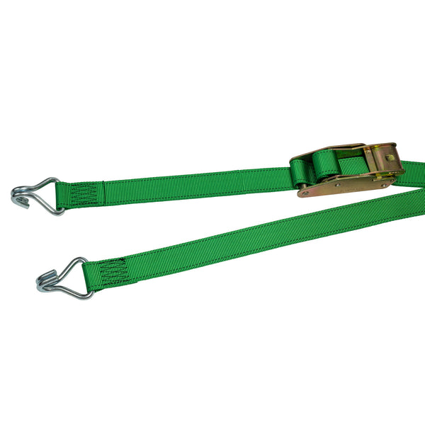 2000kg, Box Van Strap with Claw Hooks - double locking