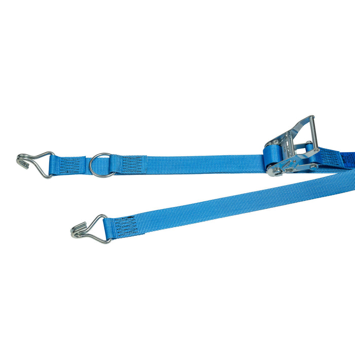 2000kg, Box Van Ratchet Strap / Claw Hooks and Pull Ring