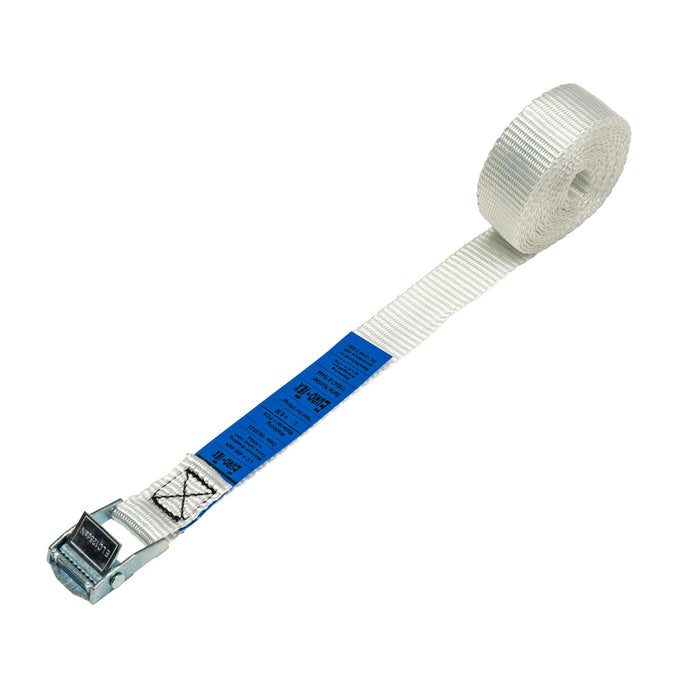 25mm Cam Buckle Strap, 250kg - Endless (White)