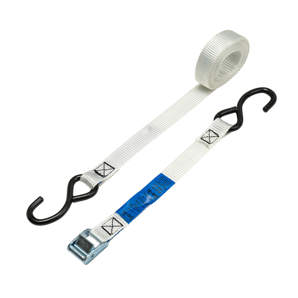 25mm Cam Buckle Strap, 400kg with S Hooks