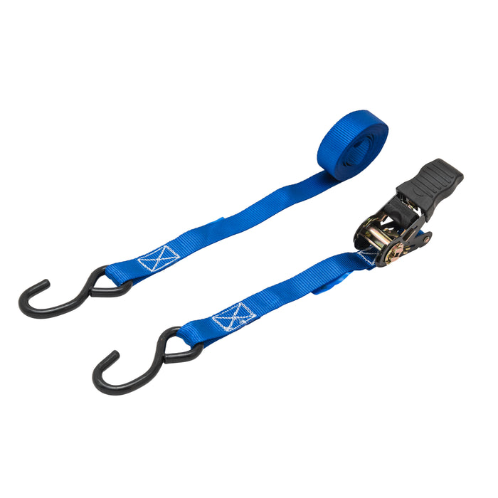 25mm Ratchet Strap, 800kg with S Hooks