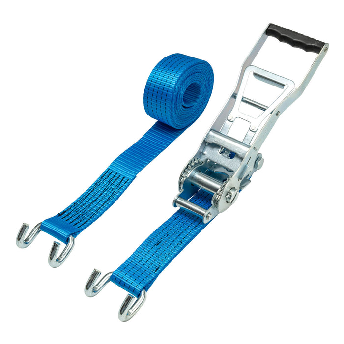 50mm ERGO Ratchet Strap, 5000kg with Chassis Hooks