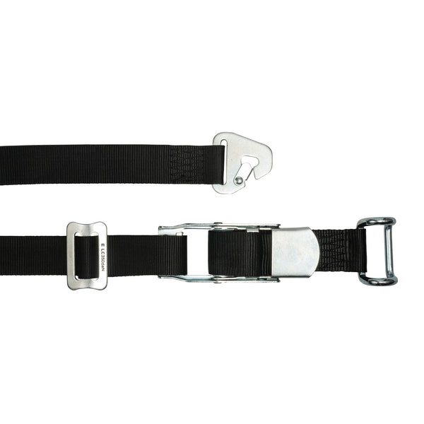 Internal Curtainsider Strap with Snap Hook / Rave Hook