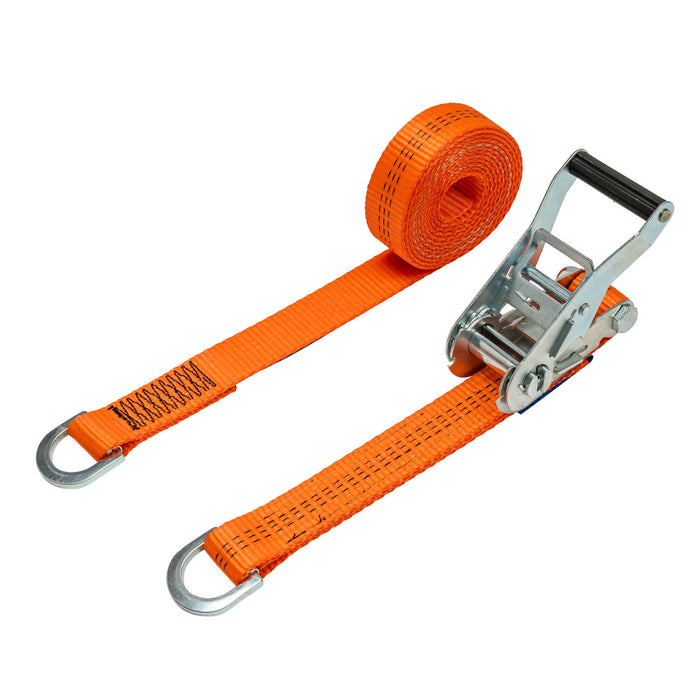 35mm Ratchet Strap, 2000kg with D Rings