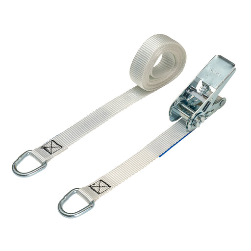 25mm Ratchet Strap, 800kg with D Rings