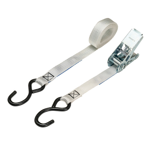 25mm Ratchet Strap, 800kg with S Hooks