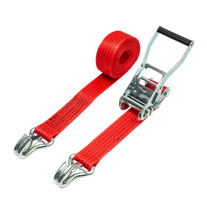 50mm Ratchet Strap, 5000kg with Hook and Keeper