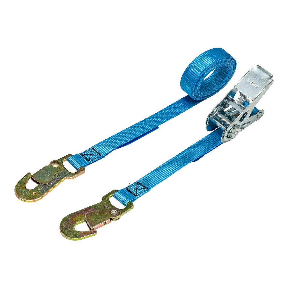 25mm Ratchet Strap, 800kg with Snap Hooks